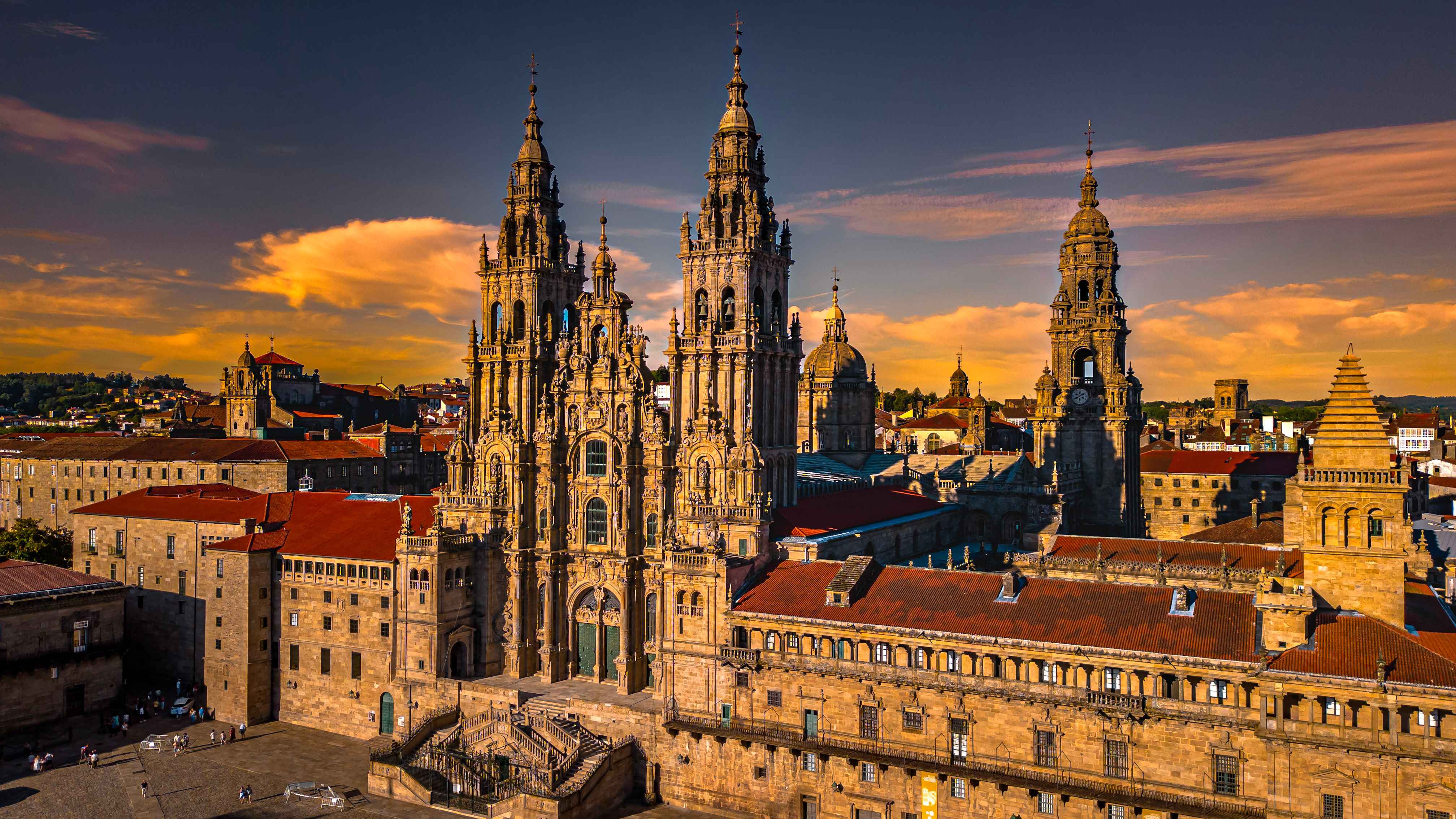 Cathedral of Santiago de Compostela, said to be the Shrine of the Apostle Saint James